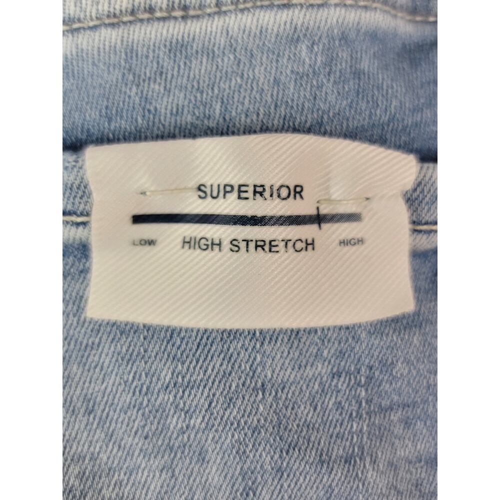 BKE Buckle PAYTON Universal Fit Mid-Rise Flare Frayed Hem Denim Jeans Sz 27x31.5 - Picture 11 of 16